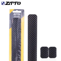 ZTTO Bicycle Chain Protector Carbon Fiber Cycling Frame Chain Stay Posted Protector MTB Chain Care Guard Cover Bike Accessories