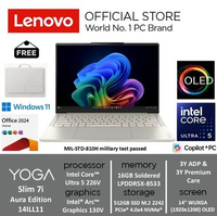 Lenovo Yoga Slim 7i Aura Edition 14ILL11 1PID || Intel Core Ultra 5 226V 16GB 512GB SSD Windows 11 O