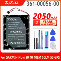 KiKiss 2050mAh Replacement Battery 361-00056-00 For GARMIN GPS Nuvi 30 40 40LM 50LM 50