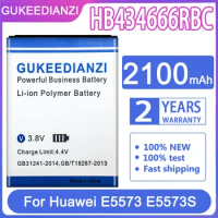 GUKEEDIANZI New 2100mAh HB434666RBC Battery For Huawei E5573 E5573S E5573s-32 E5573s-320 E5573s-606 E5573s-806 Megafon mr150-3