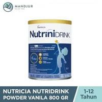 Nutricia Nutrinidrink Powder Vanila 800 gram - Susu Bubuk Formula Pertumbuhan 1 - 12 Tahun
