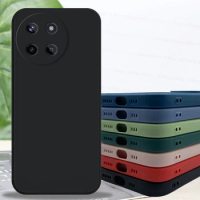 For Funda Realme 11 4G Global Case Realme 11 4G Global Cover Housing Shockproof TPU Liquid Silicone Protective Phone Back Cover