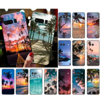 Palm Tree Beach Sea Sunset Phone Case For Google Pixel 7A 8 7 Pro 7 6A 6 Pro 5A 4A 3A Pixel 4 XL Pixel 5 6 4 3 3A XL Shell
