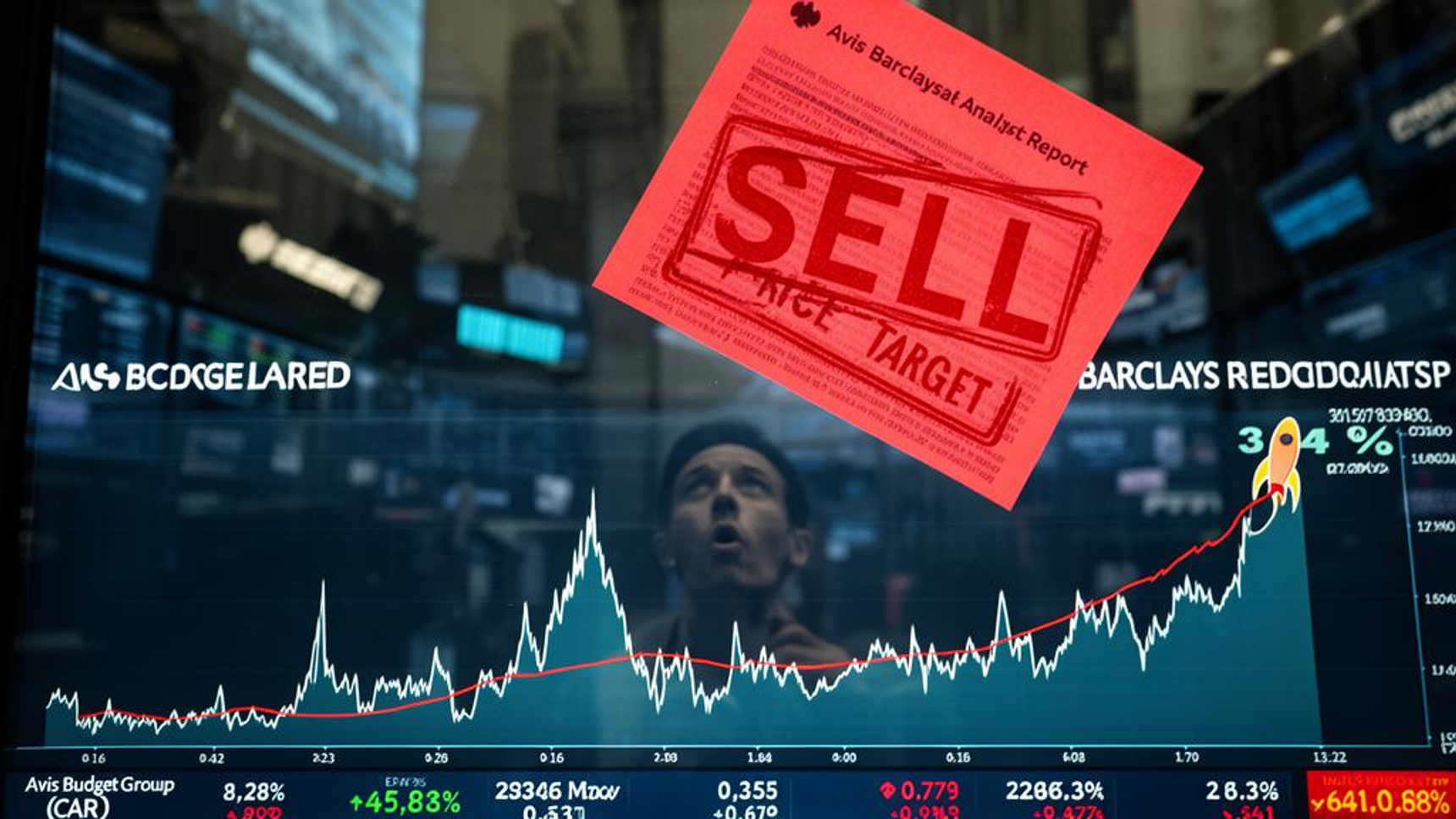 エイビス・バジェット】アナリストの警告をよそに株価急騰、ショート 