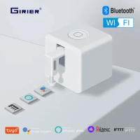GIRIER Smart Bluetooth Fingerbot Plus Switch Button Pusher Support IFTTT Alexa Alice Hey Google Siri Tuya Bluetooth Hub Required