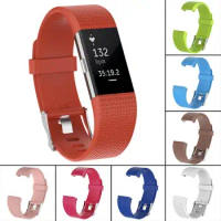 200pcs Silicone Strap for Fitbit Charge2 band Fitness Smart bracelet Watches Replacement Sport Strap Bands for Fitbit Charge 2
