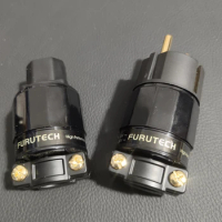 Furukawa furutech FI-11 HiFi Audio Power cord plug 24k Gold Plated EU/US Schuko IEC Connector 15A/125V 16A/250V Made in Japan