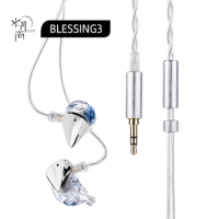 MoonDrop Blessing 3 2DD+4BA Earphones Hybrid In-ear Monitors 0.78-2pin Blessing3 Earbuds