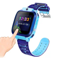 Kids Smart Watch SOS GPS Location Voice Call Children HD Touch Screen Smart Watch Camera Waterproof Watch Gifts For Boys Girls