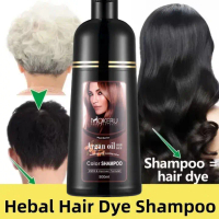 【COD ORI】Mokeru Shampoo Pewarna Rambut / Shampo Penghilang Uban / Sampo Penghitam Rambut Uban / Samp
