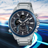 【CASIO 卡西歐】EDIFICE 賽車運動藍芽手錶 畢業禮物(ECB-30DB-1A)
