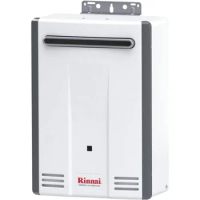 Rinnai V53DeN Tankless Hot Water Heater, 5.3 GPM, Natural Gas, Outdoor Installation