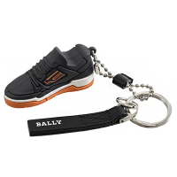 BALLY  CHAMPION 鞋子造型款鑰匙圈(深灰)