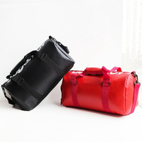 ISONA 42公分防水PVC材質乾濕分層收納運動包 斜背包 側背包 手提包 旅行包 手提包 斜背包 側背包 肩背包 後背包