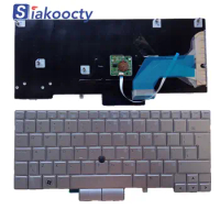 UI Keyboard HP Elitebook 2740 2740p 2760p MP-09B6 German Silver
