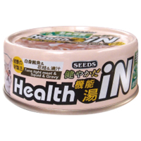 【Seeds 聖萊西】Health IN鮪魚澆汁機能湯罐-鮪魚+花枝(80gX24罐)