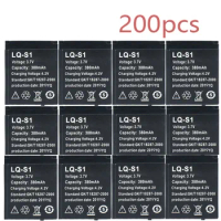 200pc Smart Watch Battery LQ-S1 3.7V 380mAh lithium Rechargeable Battery For Smart Watch QW09 DZ09 W8 Universal Watch Battery