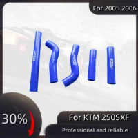 For KTM 250SXF 2005 2006 250 SXF SX-F Silicone Radiator Hose Pipe Tube Kit