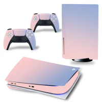 For PS5 Standard Disc Edition Skin Sticker Decal Cover for PlayStation 5 Console &amp; Controller PS5 Skin Sticker Vinyl