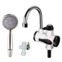 Electric Instant Hot Water Faucet Water heater Fast Heating with LED Temperature Display Tankless Tap For Kitchen Showe