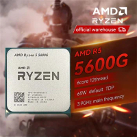 AMD Ryzen 5 5600G Vega 7 Brand New R5 5600G 3.9GHz placa de video 라이젠 CPU Processor Integrated Graphics Chips Socket AM4
