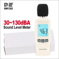 RZ Sound Level Meters Digital Sound Level Meter Sonometros Noise Audio Leve Meter 30-130dB Decibels Tester GM1352 Sound Meter
