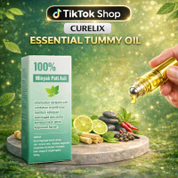 Curelix Essential Tummy Roll On Oil For Aromatherapy.