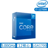 【Intel 英特爾】12代Core i7-12700K 中央處理器