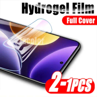 1-2PCS Watery Gel Hydrogel Film For Xiaomi Redmi Note 12 Pro Speed Plus Turbo 12Pro For Note12 Note12Pro Phone Screen Protector