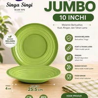 PIRING MAKAN JUMBO DALAM MELAMIN SINGA SINGI P810 / P0210D