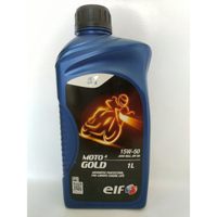 ELF MOTO 4T GOLD PREMIUM 15W50 MOTORCYCLE ENGINE OIL (1L)