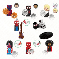 Movie Spider-Man Bricks Dolls Anime Heroes Mini Action Figures Education Assenble Model Toys Kids' Building Blocks Birthday Gift