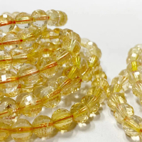[READY STOCK] Natural Citrine Crystal Bracelet 7mm+ | Attract Wealth & Success | Stretchable | Brazi