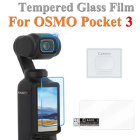 Tempered Glass For DJI OSMO POCKET 3 Tempered Glass Screen Lens Protective Film Set High-definition Explosion-proof Accessories