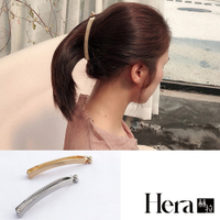 【HERA赫拉】韓版時尚優雅大版金屬香蕉夾-2色