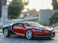 Welly 1:24 Bugatti Veyron Chiron ล้อแม็กรถสปอร์ตรุ่น D Iecasts โลหะของเล่นยานพาหนะรถรุ่นจำลองสูงเด็ก
