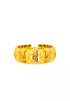 MJ Jewellery MJ Jewellery 375/9K Gold Pulut Dakap Bunga Batik Bracelet T70 (XXS Size)