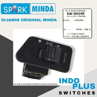 MINDA TOMBOL SAKLAR LAMPU ON/OFF KARISMA SUPRA FIT NEW BEAT KARBU SUPRA X 125 VARIO REVO ORI 100%