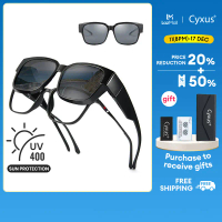 Cyxus Polarized Wraparound Sunglasses Fit Over Light Glasses For Women Men Anti Glare Filter Impact