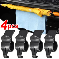 4/1pcs Car Umbrella Holder Trunk Hook Umbrella Mount Plant Towel Hook Auto Internal Storage Organizer Holders Tools Universal