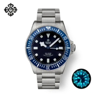 IPOSE IX&amp;DAO New 39mm Men's Automatic Mechanical Watches Diving Vintage Titanium Watch Top Sapphire 200m Waterproof Clock BGW-9