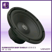 SUBWOOFER MOBIL VENOM 12 INCH BABY DIABLO VX 12 BD VX12BD SUB PASIF BARU ORIGINAL BERGARANSI RESMI