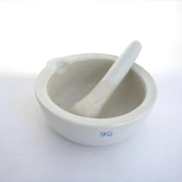 free shipping 9 cm diameter mortar and pestle beauty mortar pestle chinese herb mortar laboratory equipment