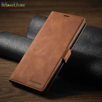 Leather Phone Wallet Case for Samsung Galaxy Note 20 Ultra 10 Plus 9 Note9 Note10 Note20 Case Card Holder Magnetic Flip Cover