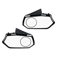 2Pcs Side Mirror Motorcycle Rear View Mirror Riding Race Bikes Easy Installation Adjustable Angle for Xmax300 2023-2024