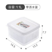 日本進口nakaya雪櫃收納盒保鮮盒食品級廚房密封盒雪櫃冷凍儲藏盒