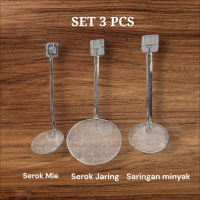 Set 3 pcs Serok Jaring Penggorengan Alat Masak Kitchenware