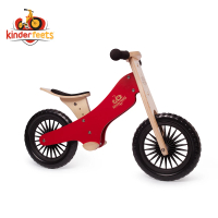 【Kinderfeets】美國木製平衡滑步車-神風騎士系列(探險紅)