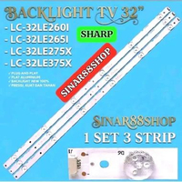 AA186 BACKLIGHT TV SHARP 32 INCH LC-32LE260i LC-32LE265I LC-32LE275X LC-32LE375X 32LE260 BL LC32LE26