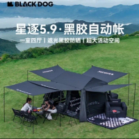 Blackdog Star Chase 5.9 Automatic Tent Tenda Camping Hitam Otomatis Outdoor Glamping